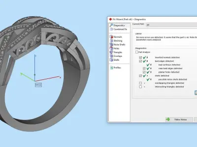 Ring Gold Jewelry 3D print model