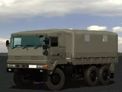 Japan Ground Self Defense Force 3500kg Truck 3D model
