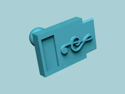Stamp 05 - Music - Fondant Decoration Maker Toy 3D print model