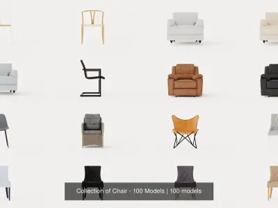 Collection of Chair - 100 Models