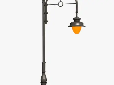 Street Lantern  Low-poly 3D model