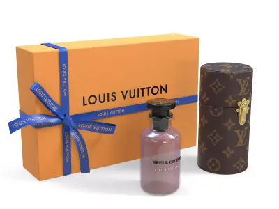 Louis Vuitton LV Travel Spell On You Parfum set Low-poly 3D model