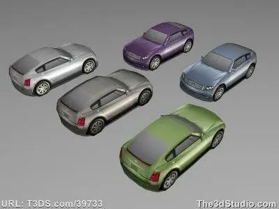 Infiniti Triant Low-poly 3D model