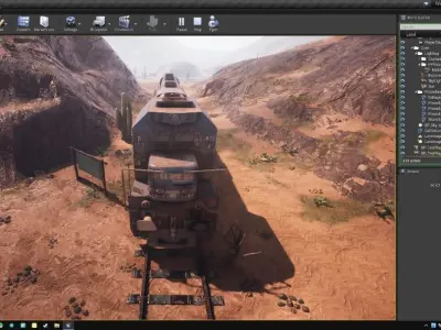 Locomotive GM-26 Low-poly 3D model