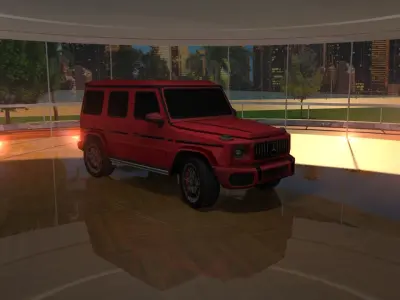 Mercedes G63 AMG 2020 Low-poly 3D model