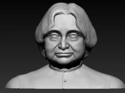 Dr A P J Abdul Kalam 3D Printable Model  3D print model