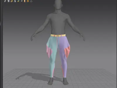 Jogging custom 3D model