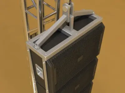 Stage Speaker Truss High Detail 3D model