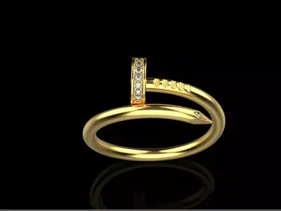 Nail Ring 40151 3D print model