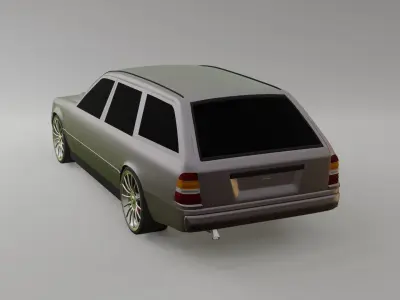 mercedes-BENZ W-124 3D model