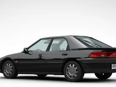 Mazda 323 F 1991 3D model