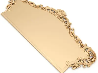 Bed Ornament Frame 1 - For CNC and Interior 3D model purchase