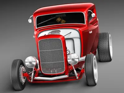 F32 Deuce Coupe 3D model