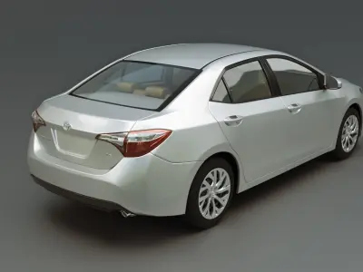 Toyota Corolla LE 2019 3D model