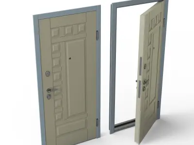 Seanic Door 3D model
