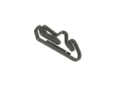 2025 Portuguese MotoGP Racing Track 3D print model