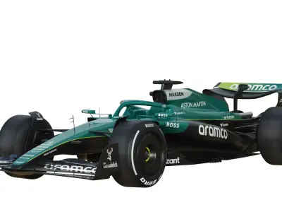 F1 Aston Martin AMR25 2025 3D model