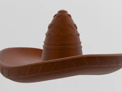 Sombrero Mexican HAT 3D print model