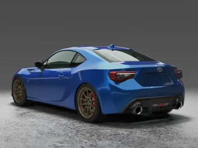 TOYOTA 86 3D model by alkistduem