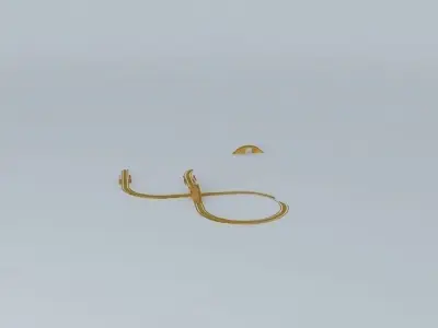 Wooden Toy Train System Free 3D model