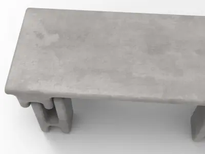 Pisu Center Table Low-poly 3D model