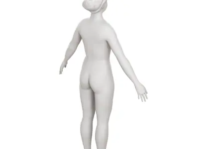 Statue of Aphrodite free pose 3D model