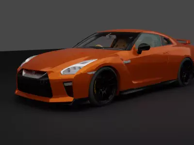 NISSAN GT-R 35 2017  3D model