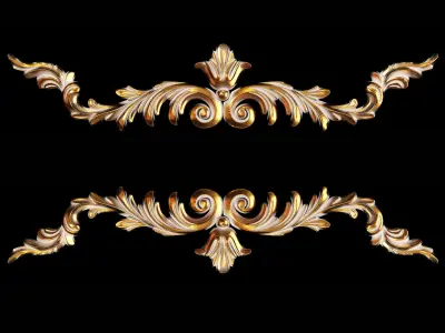 Classic carved 089 3D model