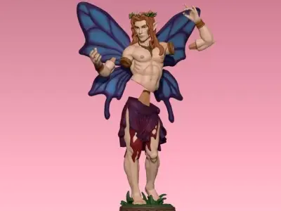 Belly dancer 3D print model