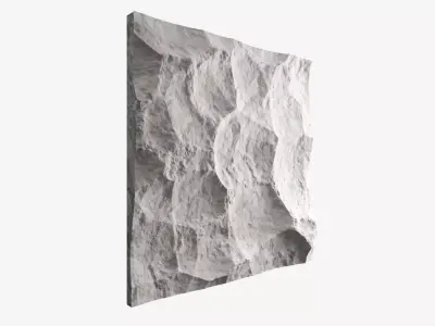252-RockPanel sandstone wall art 3D model