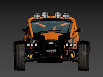 3D model of an off-road vehicle 3D model