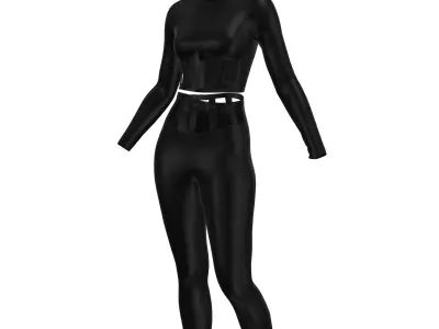 Skini dress Marvelous Designer or Clo3D ZPRJ 3D model