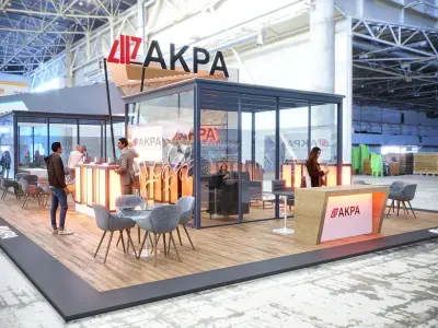 3dmodel exhibition Low-poly 3D model