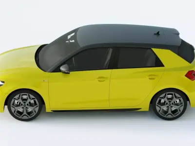 Audi A1 2019 3D model