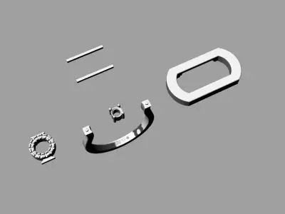 Messika ring move 3D print model