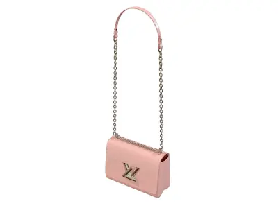 Louis Vuitton Bag Twist Epi Pink Leather 3D model