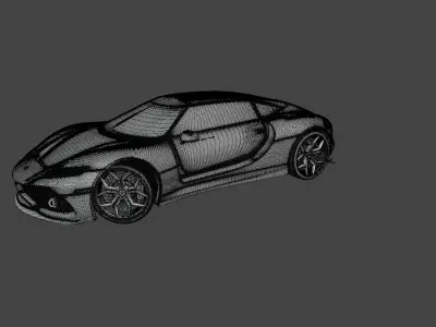 JULIETTA 3D CAR MODEL 3D model