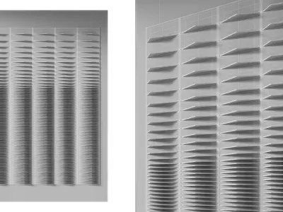 Paper Wall art  Tia 3D model