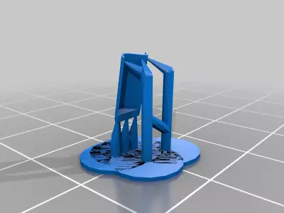 250 Roof Tiles with support Free 3D print model