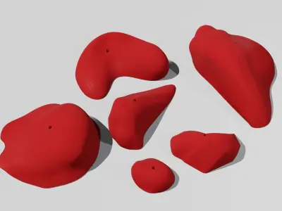 Mini Indoor Rock Climbing Holds 3D print model