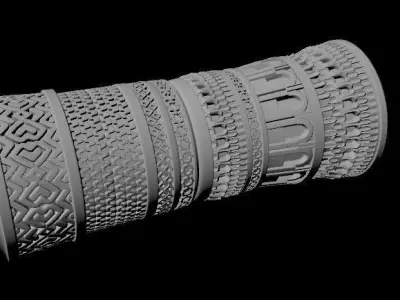 Minaret Kolyan 3D model