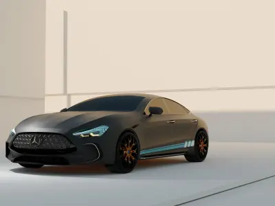 Mercedes-Benz AMG GT 63 S 3D print model