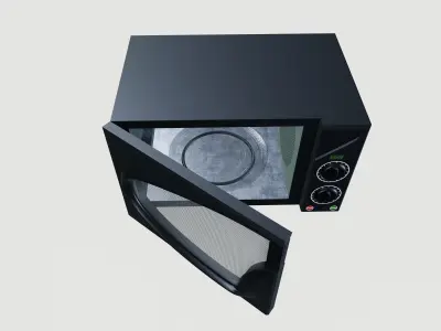 Microwave 3D model