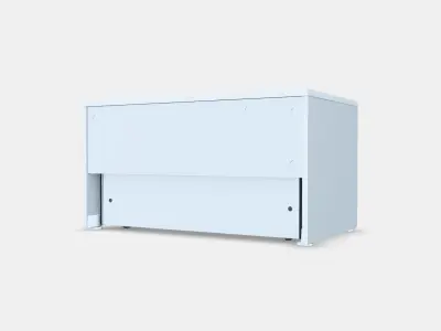 SMASTAD Bench with toy storage 5 Low-poly 3D model