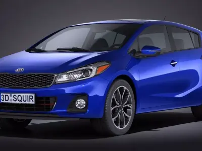 Kia Forte5 2017 3D model