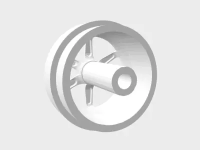 Hotwheels Real Riders Rims ATS Style 3D print model