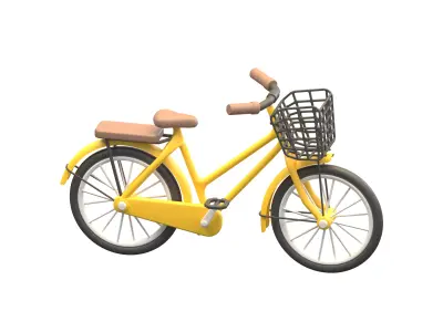 bicycle 3D model by fernanda-ay from CGTrader