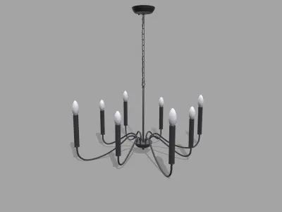 Chandelier 3D model purchase