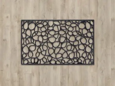 Loop Utility Outdoor Door Mat 3D model