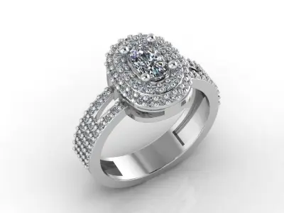 Mini Set Ring Pendant Earrings STL 3DM Womens Jewelry 3D print model